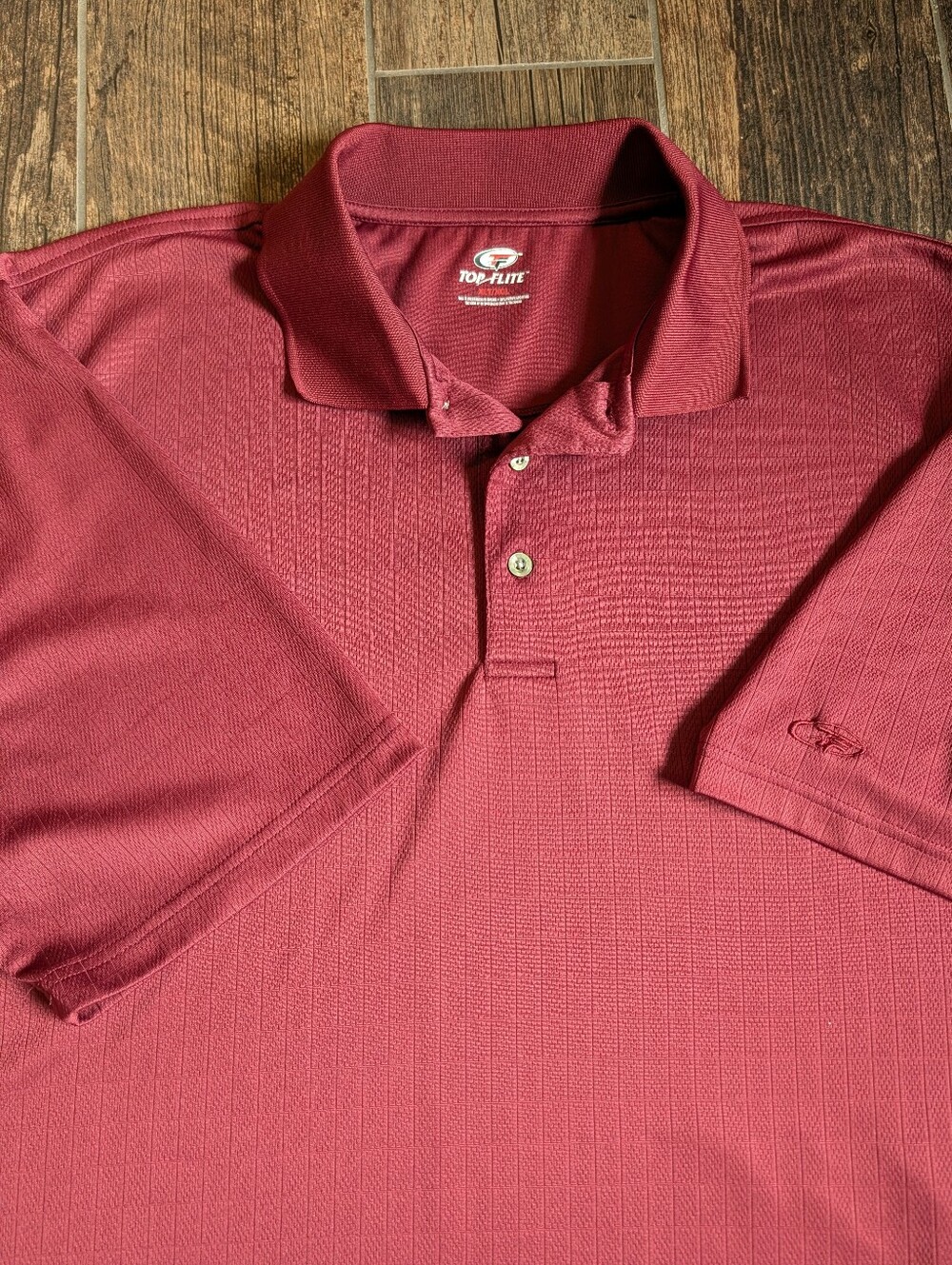 Top Flite Golf Polo Lightweight Breathable Performance Casual XLT New